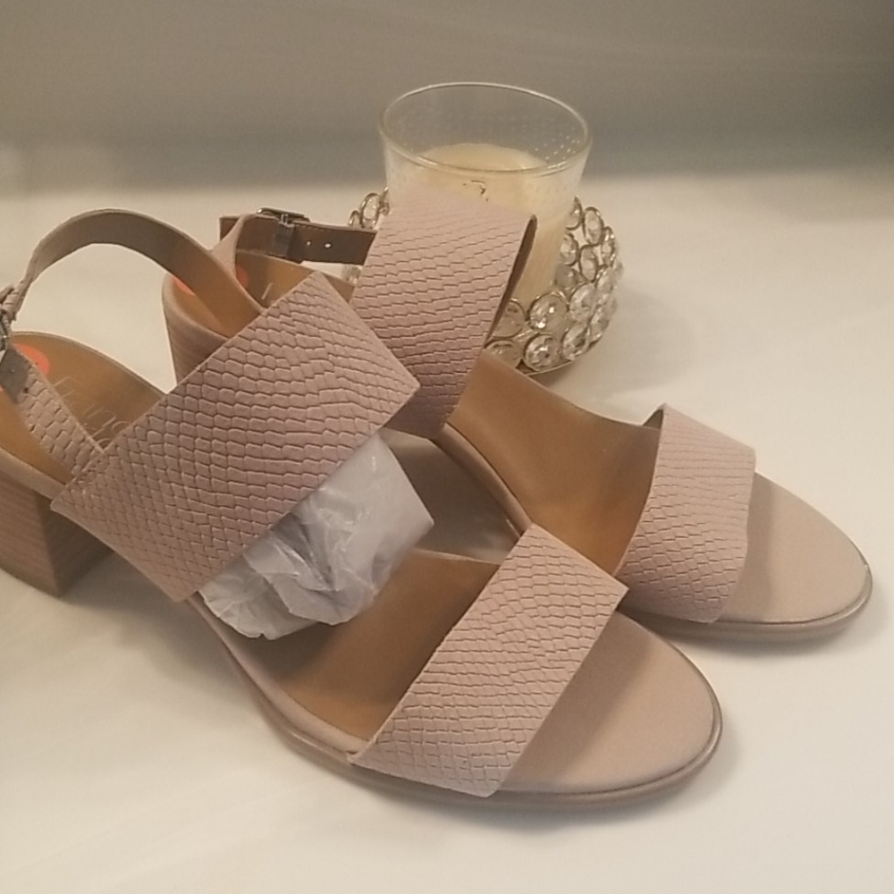 Franco Sarto Amal block heels Sz 9.5 BN